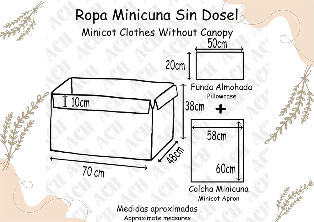Ropa Minicuna Sin Dosel